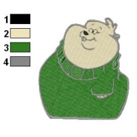 Fat Theodore The Chipmunks Embroidery Design
